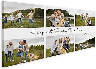 Personalised Canvas Gifts for Women & Men, Customised Canvas with Pictures