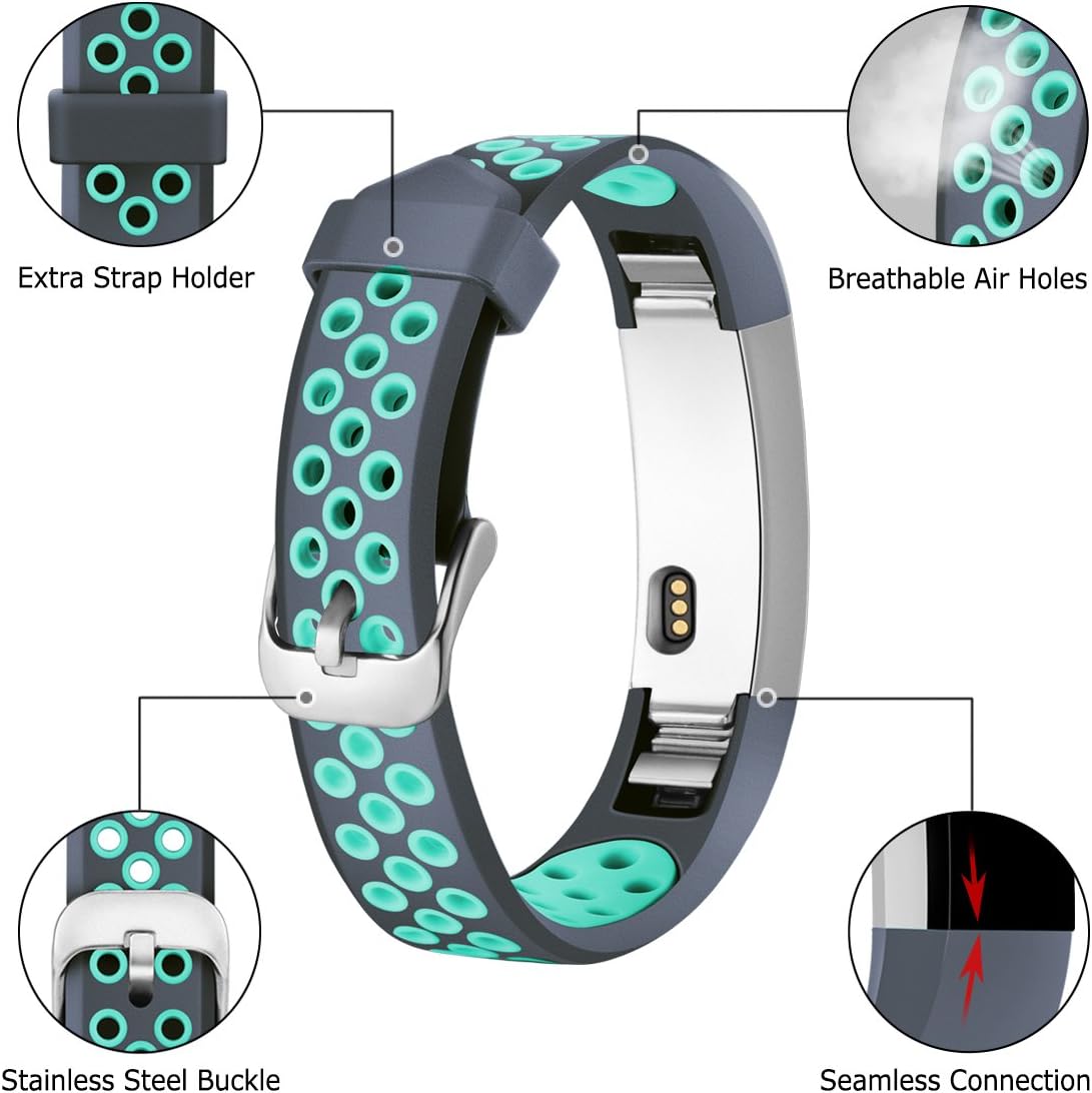 Maledan Competible with Alta HR/Alta and Ace Bands, Replacement Accessory Sport Bands with Air Holes