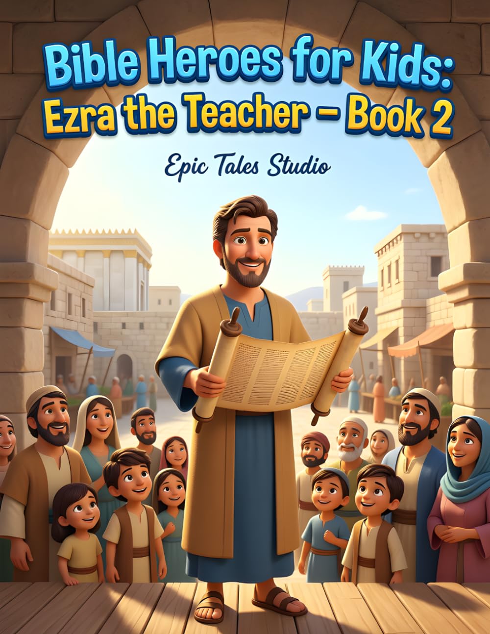 Bible Heroes for Kids: Ezra the Teacher – Book 2: A Heartwarming Bible Story About Learning God’s Word, Faith, and Joy
