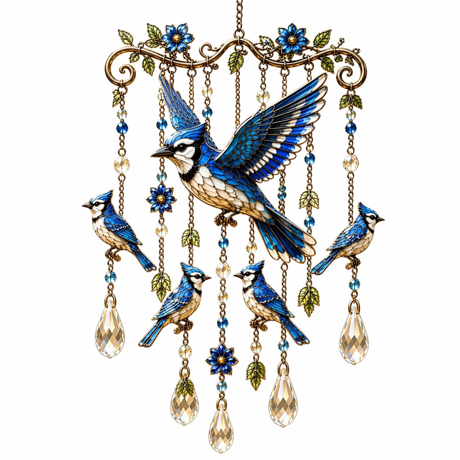 Creative Bird Wind Chime Melodic Soothing Tone & Exquisite Craftsmanship