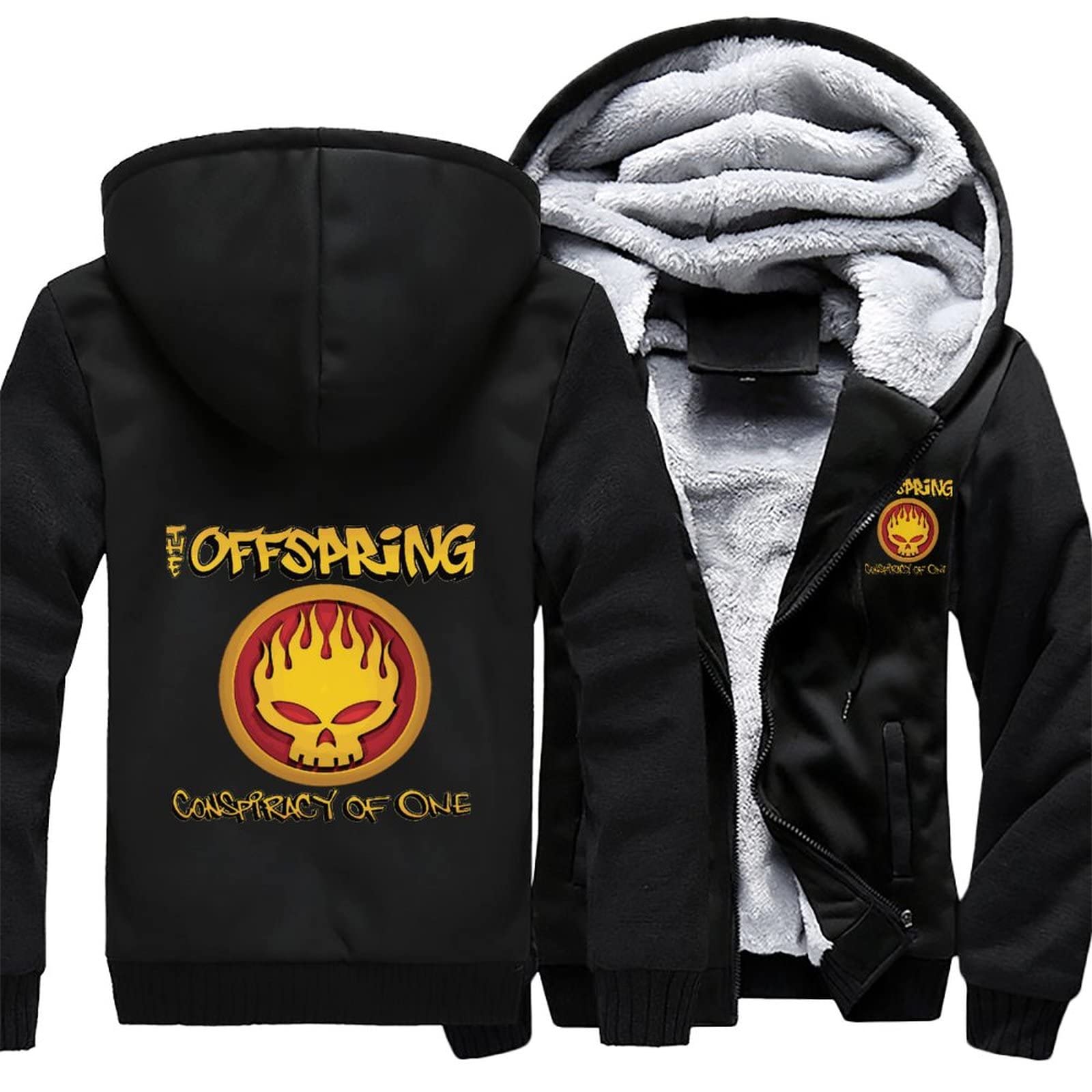 Amazon.co.jp: パーカー メンズ オフスプリング The Offspring ダウン 