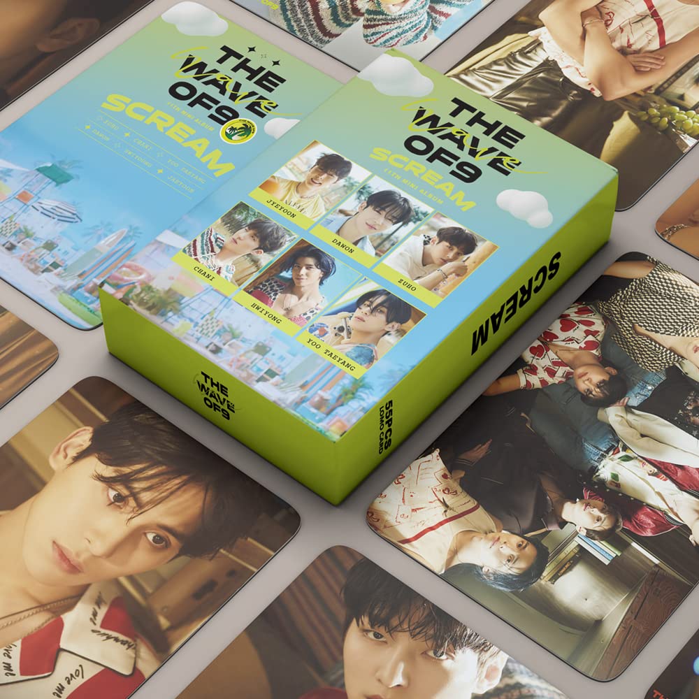 VASDEV SF9 The Wave OF9 LOMO Cards 55pcs SF9 Album Photocards KPOP