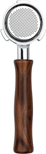 Miniatura 24 de Normcore Portafiltro sin fondo desnudo de 2.008 in, 3 orejas, se adapta a Delonghi Dedica EC680 y EC685, y máquinas de café SMEG y EUPA con mango