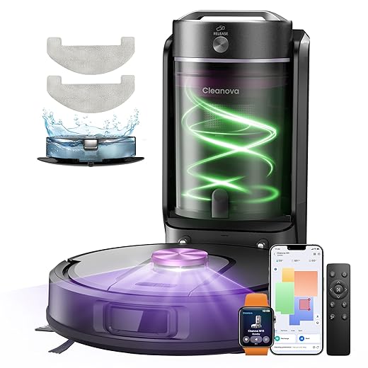 Robot aspirateur Vexilar W15 avec station de vidage auto