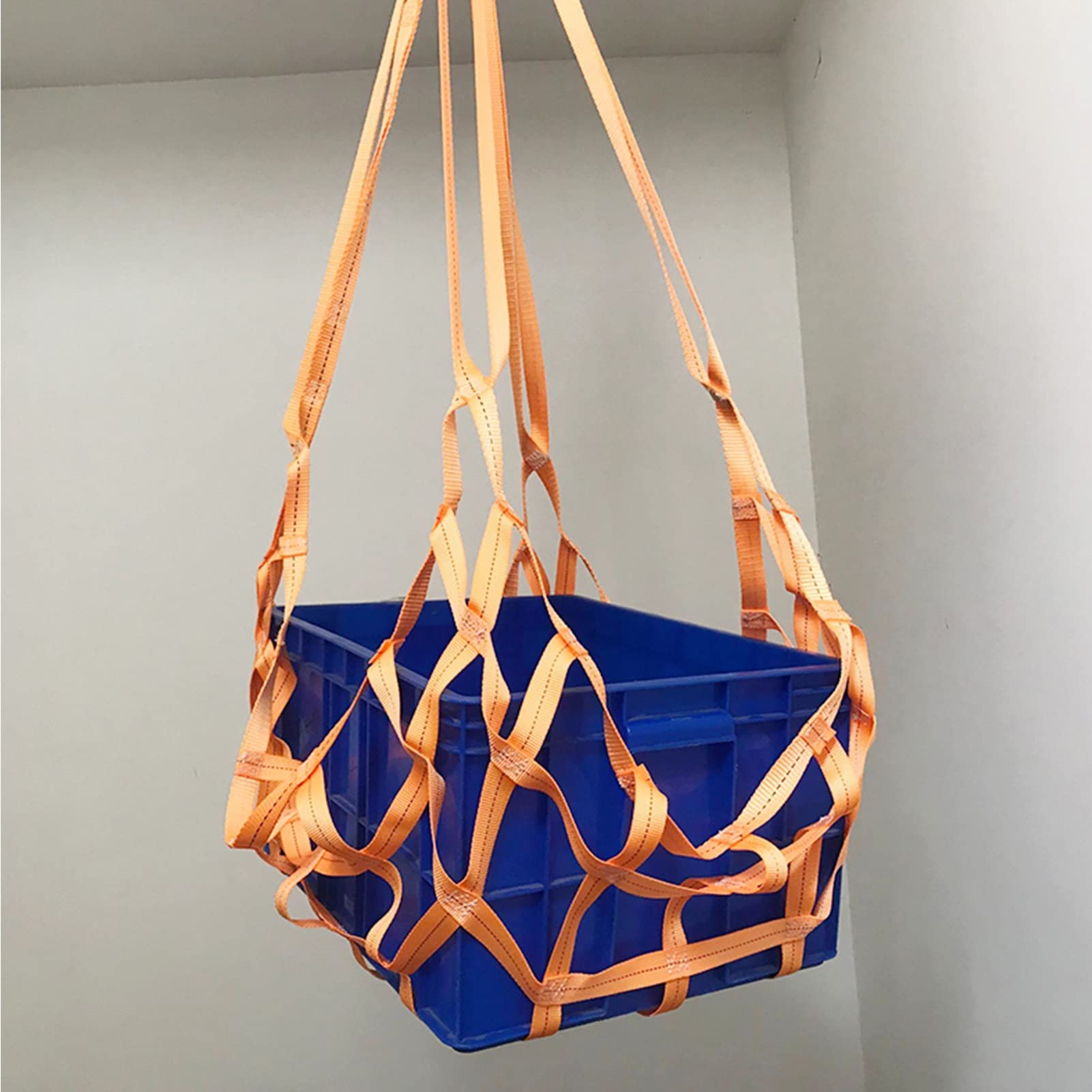 Rete Di Sollevamento Carico 1x1m - Poliestere High Resistance, Portata 300kg, Per Logistica - Foto 2