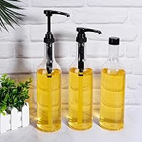 Vista 4 de Maxdot 12 Pcs 25 oz Syrup Bottles with Pump Long Neck Bottles Plastic Syrup Pump Dispenser for Coffee Bar Accessories Home Party
