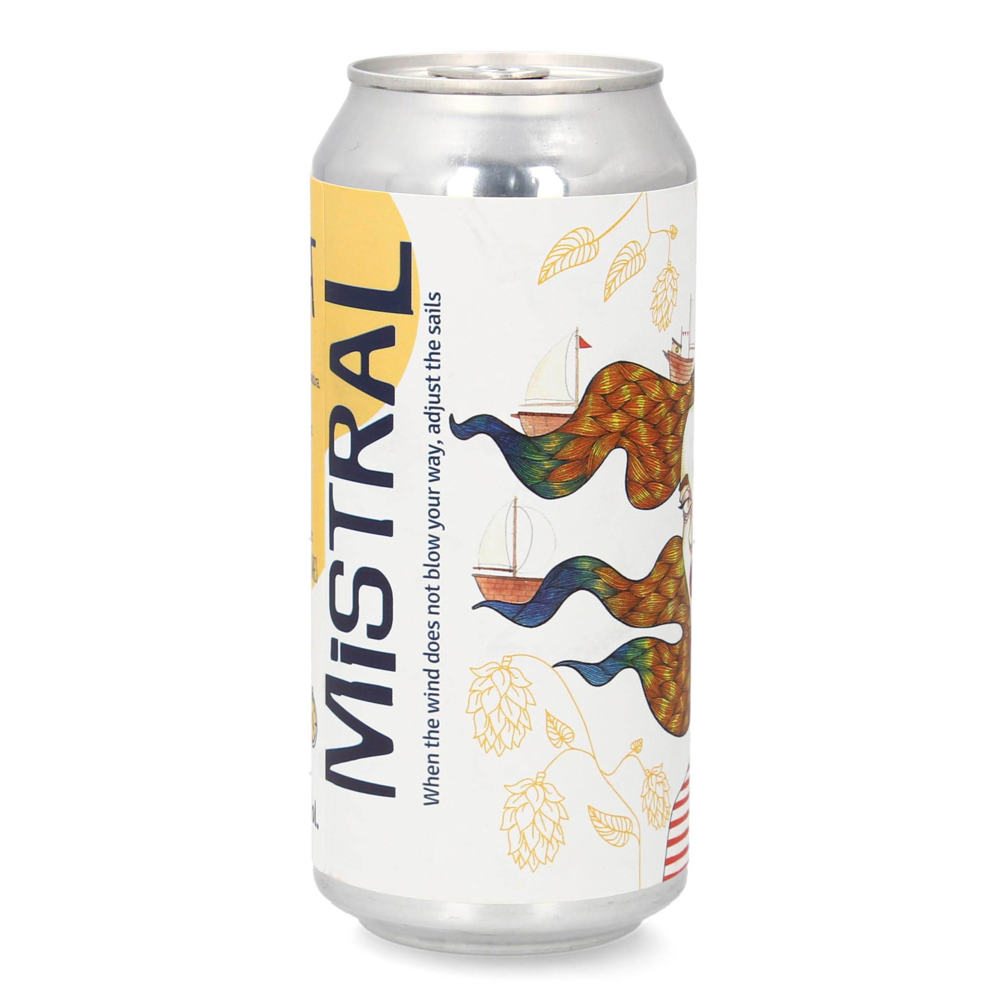 Cerveza artesana Althaia Mistral Doble IPA – Lata 44cl – 8,7% Vol (Pack 12 latas, 12, unidad)
