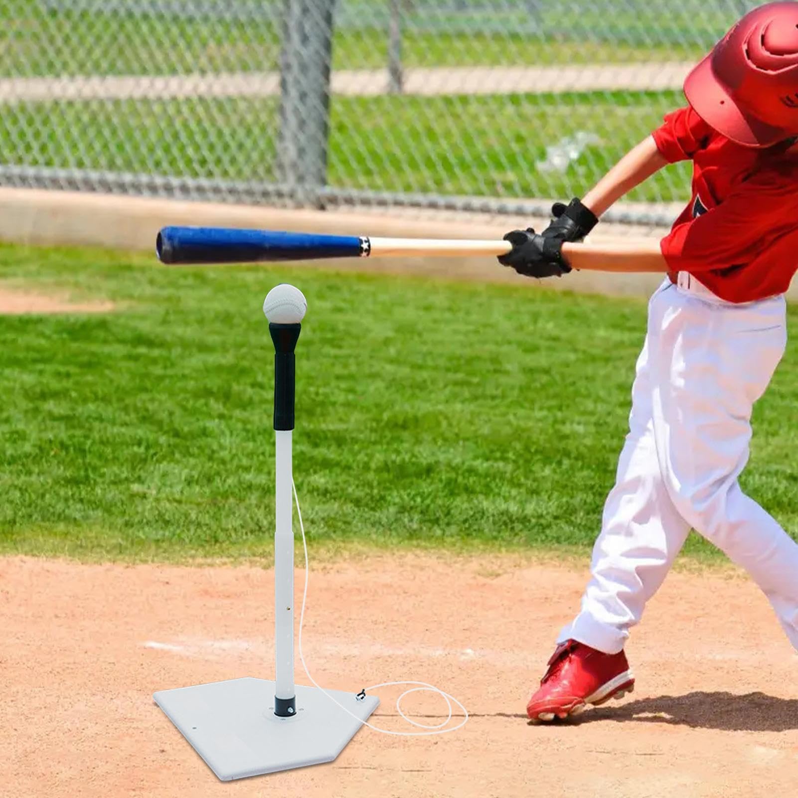 Koszulka baseballowa, sprzęt treningowy Softball o regulowanej wysokości, koszulki treningowe Softball - dla młodych zawodników drużyn szkolnych, ligi sportowców turniejów