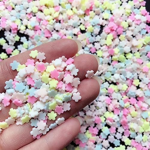 Miniatura 19 de EHOPE Gránulos falsos de polímero de 3.53 oz, chispas de resina sintética, gránulos de arcilla para resina, chispas de caramelo falso para arte