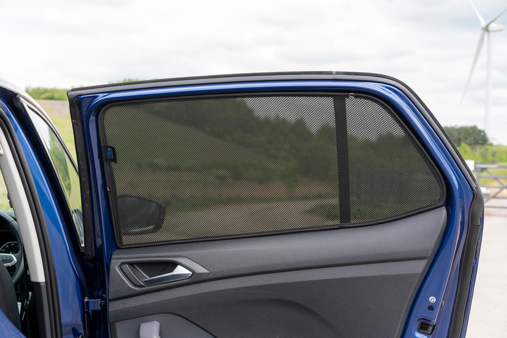 CAR SHADES Set (Porte Laterali Posteriori) Compatibile con Volkswagen T-Cross 2019- (2-Parti) Tendine Parasole su Misura