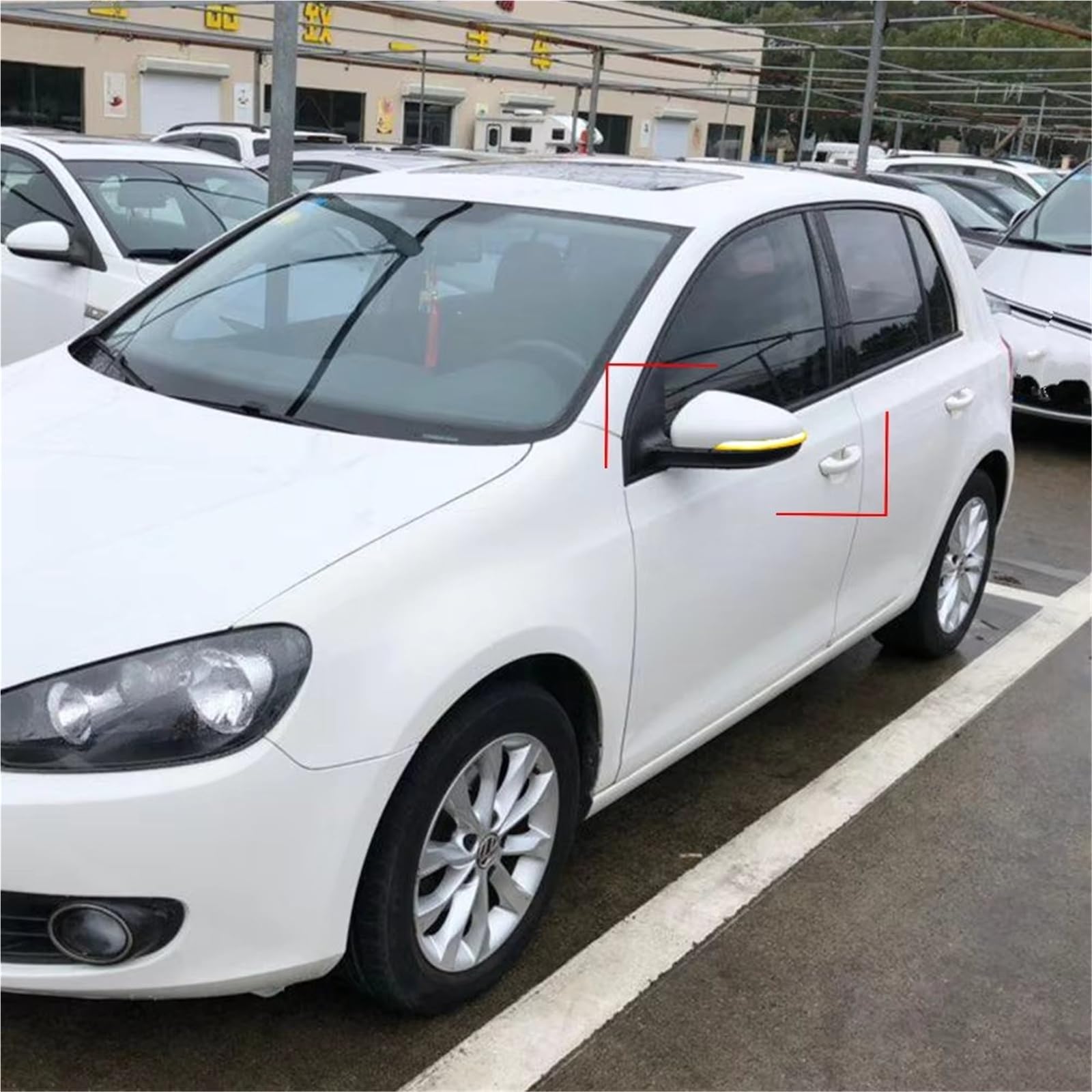 Indicatore Direzione Per VW Per Golf 7 Per Jetta Per MK7 19 VII Per MK7 Per Golf 7.5 Per GTI R Per Touran Direzione Dinamico LED Indicatore Specchietto Retrovisore Veicolo Indicatori Direzione