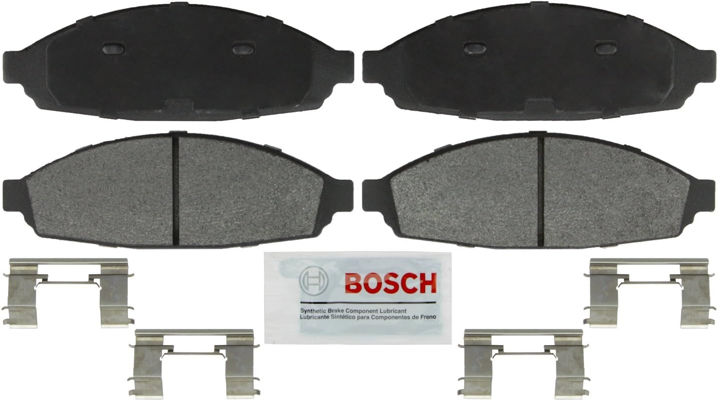 Bosch Automotive BSD931 Severe Duty Disc Brake Pad Set - Compatible With Select Ford Crown Victoria; Lincoln Town Car; Mercury Grand Marquis, Marauder; FRONT