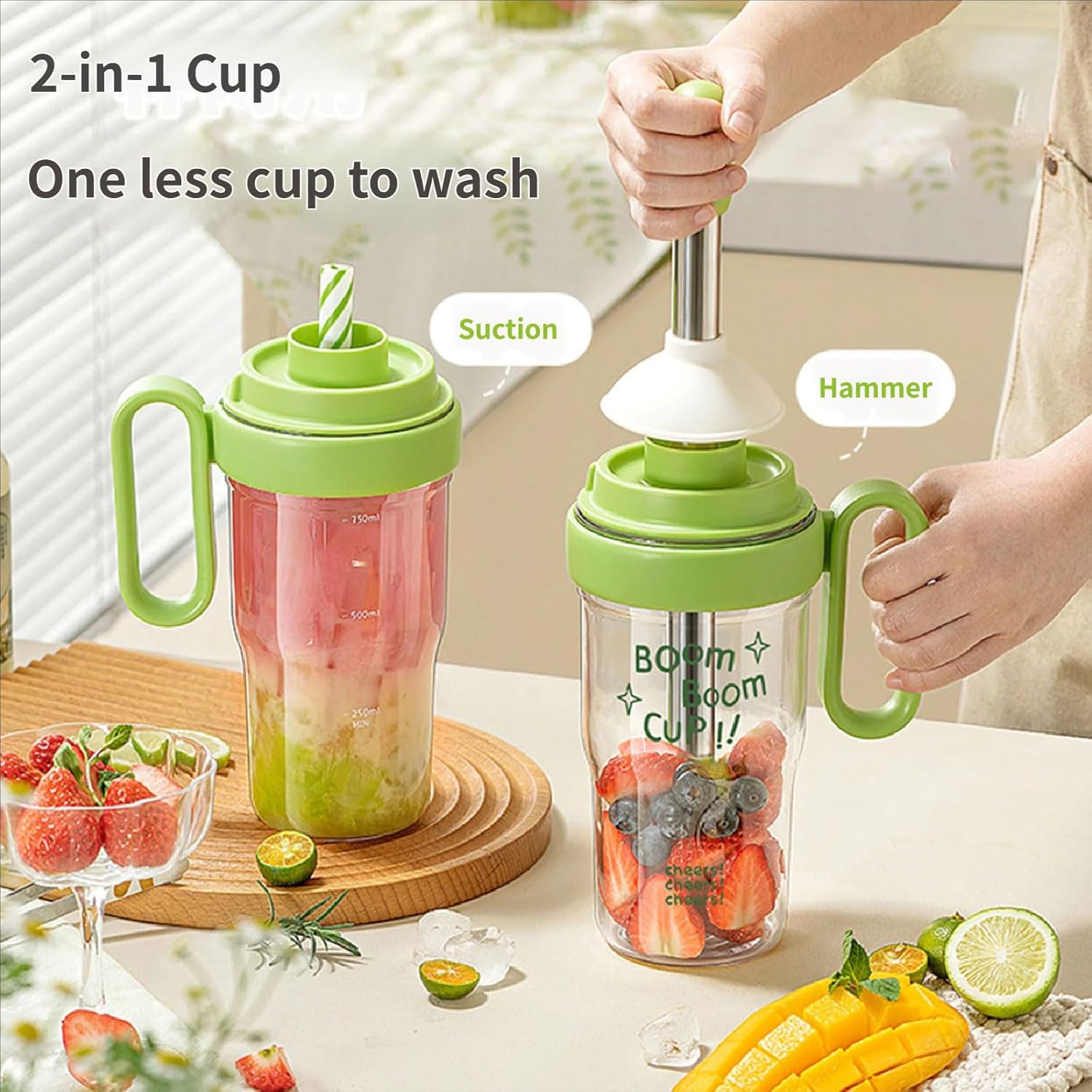 and Portable Beverage Shaker Set Fruit Liquid Mixing Cup Suitable for Travel Gym and Kitchen Use Home Club Equipment Set