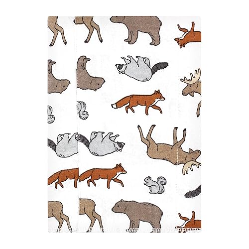 Miniatura 1330 de Hudson Baby - Paños unisex de franela de algodón para bebé, avión, talla única