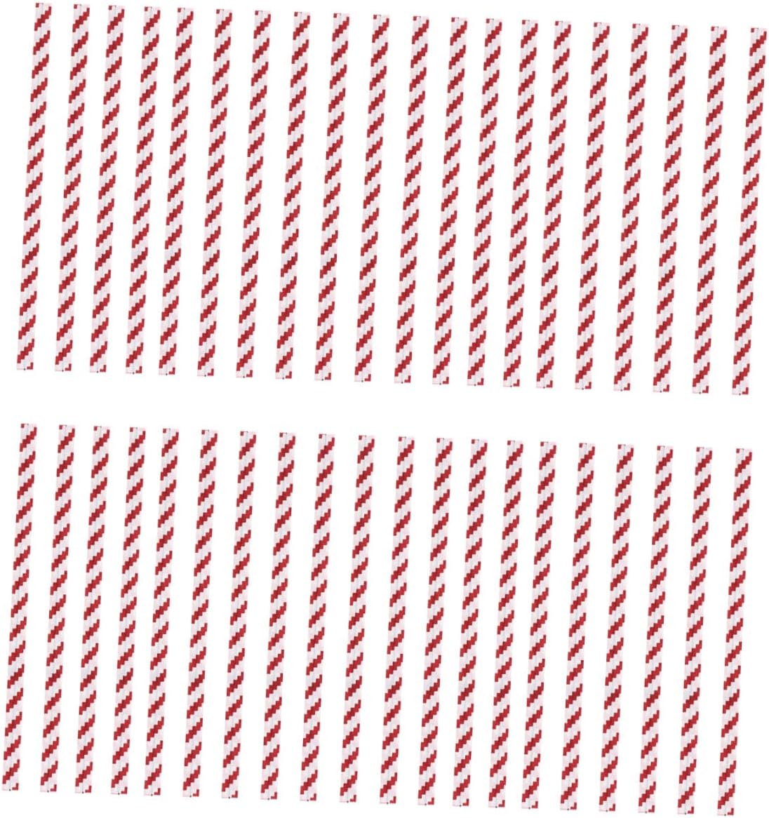1400pcs Red and White Stripe Kraft Paper Closure Ties for Bread and Candy Bag Sealing, Baking Packing Ribbon for Bakery and Party Supplies