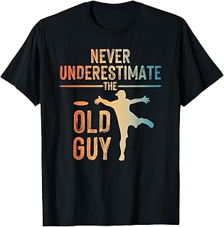 Disc Golf Art for Men Grandpa Disc Golfer Disc Golf Player T-Shirt