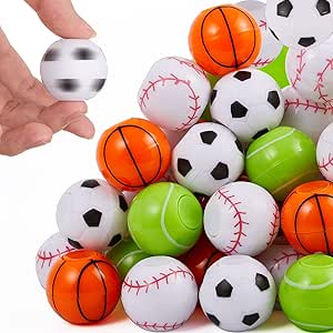 36Pack Football Party Bag Fillers For Kids Hard Plastic 3.2cm