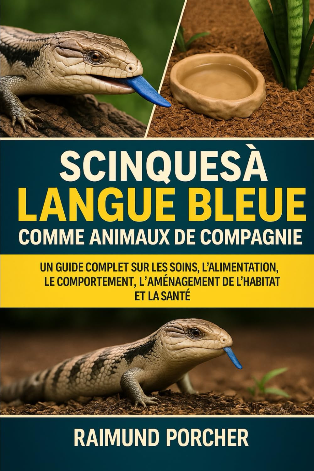 SCINQUES À LANGUE BLEUE COMME ANIMAUX DE COMPAGNIE: Un guide complet sur les soins, l'alimentation, le comportement, l'aménagement de l'habitat et la santé