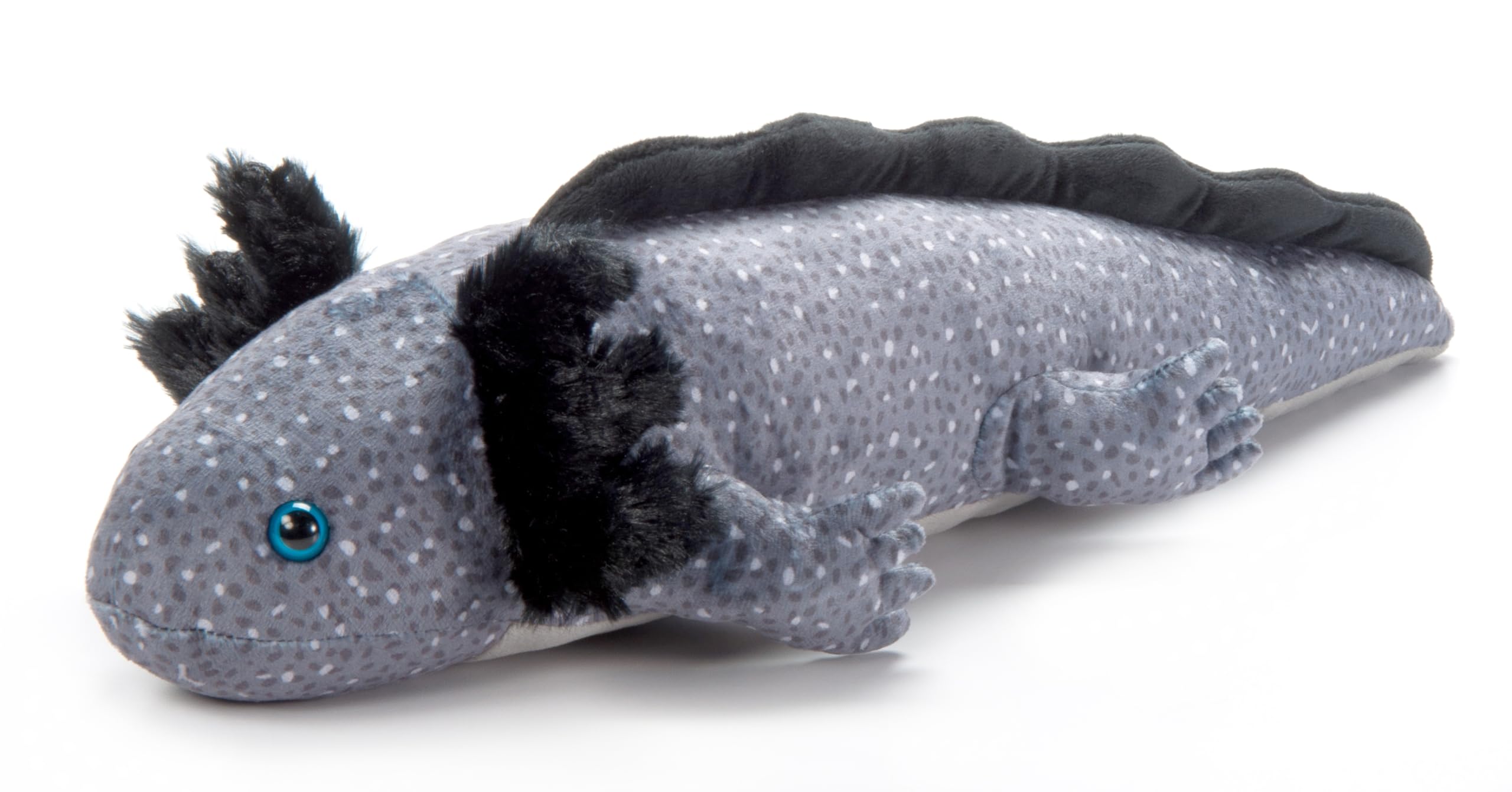 The Petting Zoo Black Axolotl Stuffed Animal Plushie, Gifts for Kids, Wild Onez Sealife Animals, Salamander Plush Toy, 21 inches