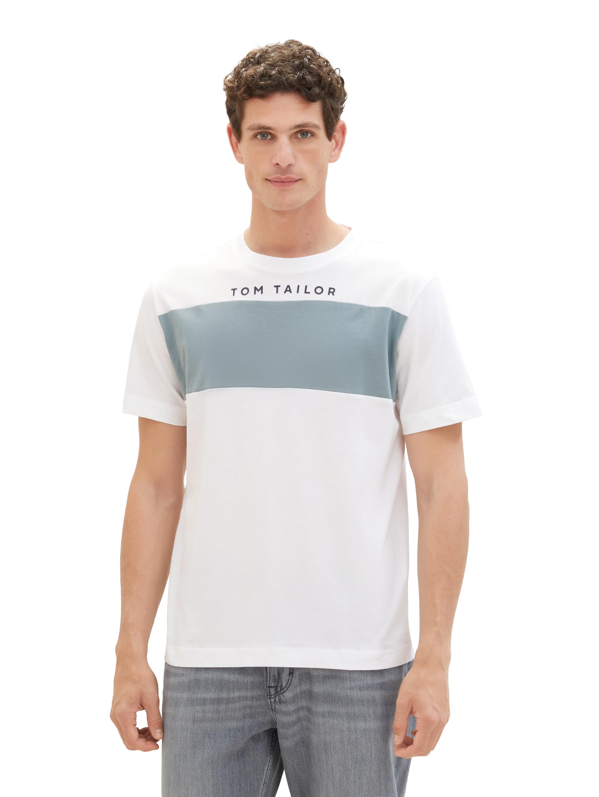 TOM TAILOR Men's T-Shirt, 20000 - White, XL