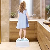 Vista 7 de Taburete para niños (paquete de 2), taburete para niños pequeños para entrenamiento de orinal, baño, cocina, dormitorio, sala de juegos y sala