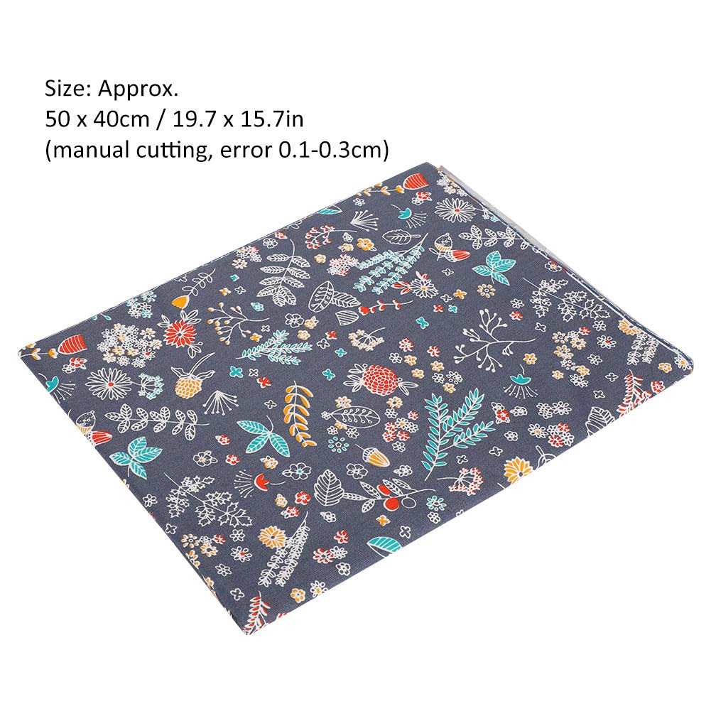 Amazon | 手芸用 コットン生地 6枚セット 花柄 ディスクカット 50x40cm