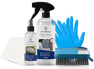 Dr. Rauwald Grabsteinreiniger Set mit Harzentferner – Naturstein Pflege