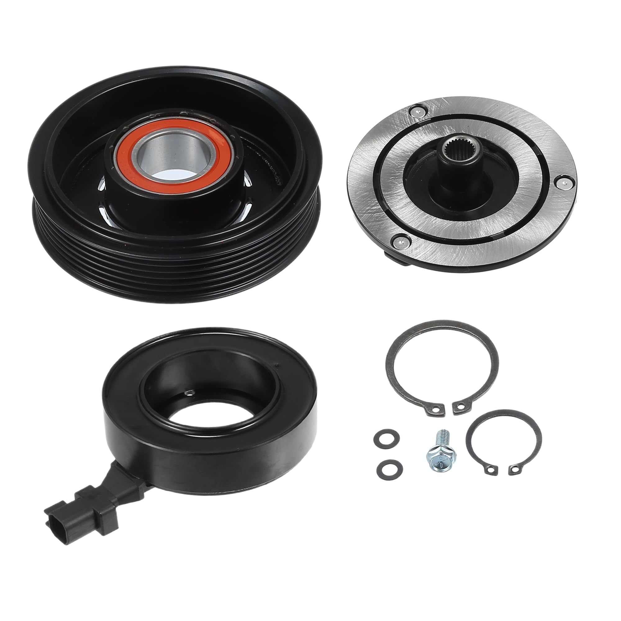 Amazon.com: X AUTOHAUX 1 Set AC Compressor Clutch Replacement for