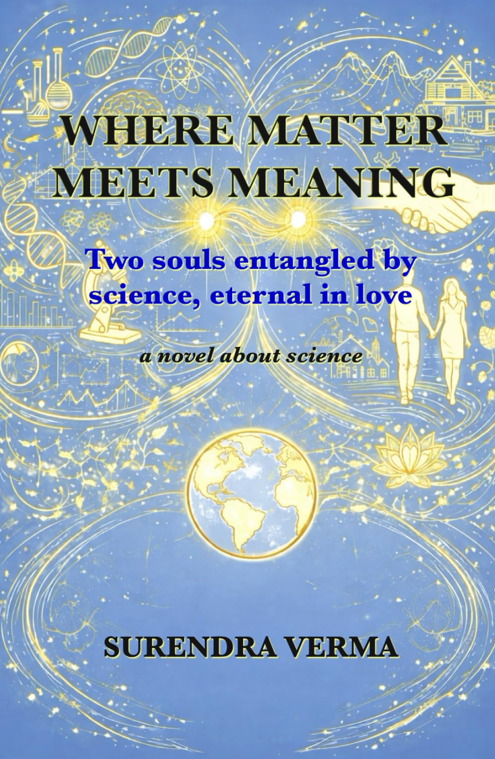 Where Matter Meets Meaning: Two souls entangled by science, eternal in love