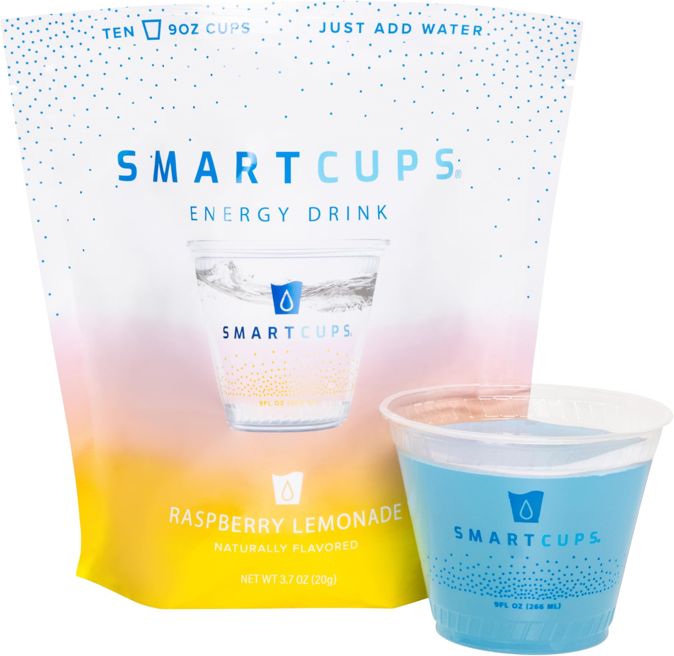 Energy - Powered by Smart Cups Technology - Raspberry Lemonade 10-Pack