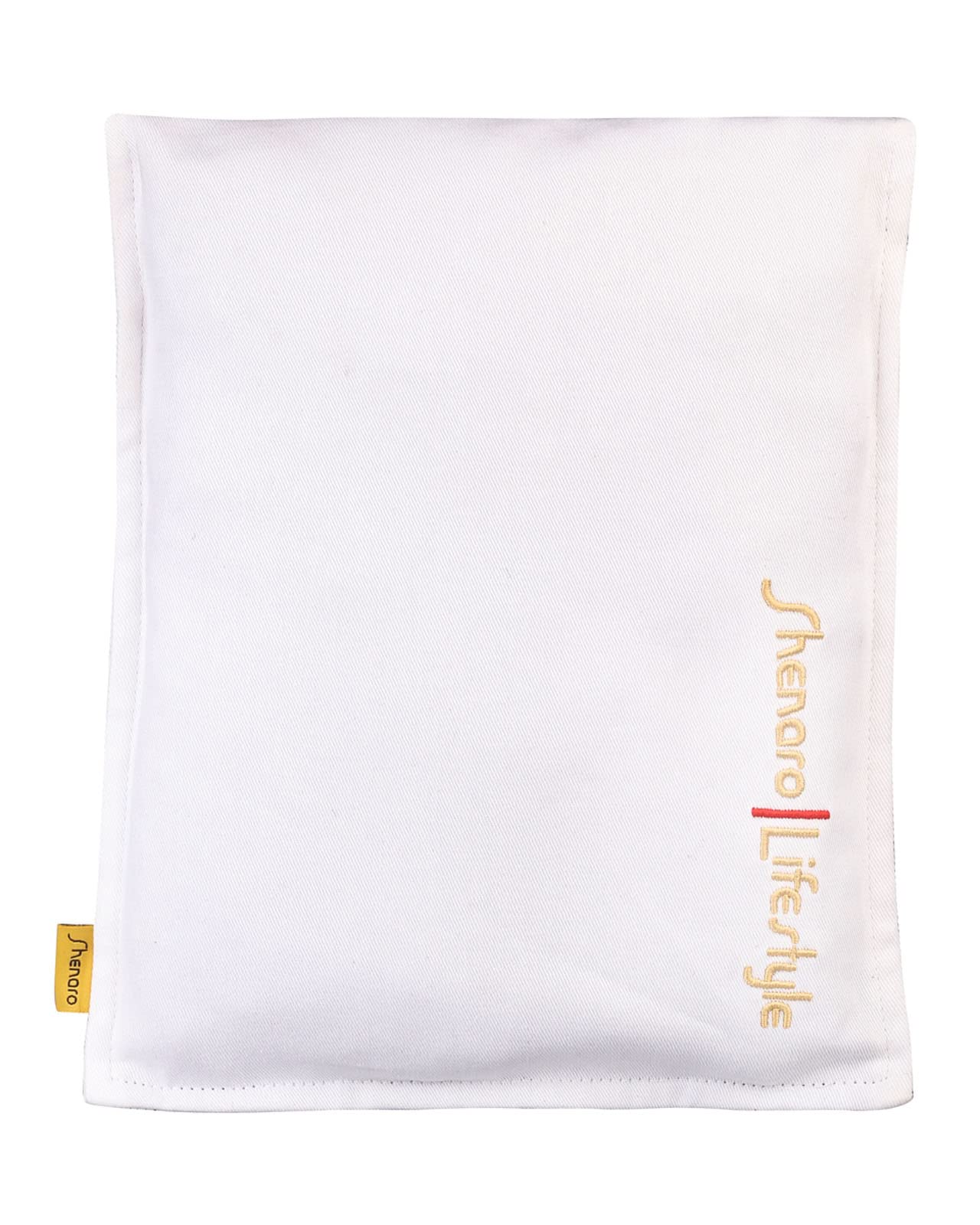 Shenaro Lifestyle's Hot & Cold Cotton Wheatty Bag (Glacier White) | Whole Grains & Lavender Reusable Eco-Friendly for Pain Relief-Muscle Spasm, Joint, Back, Shoulder, Neck & Swelling