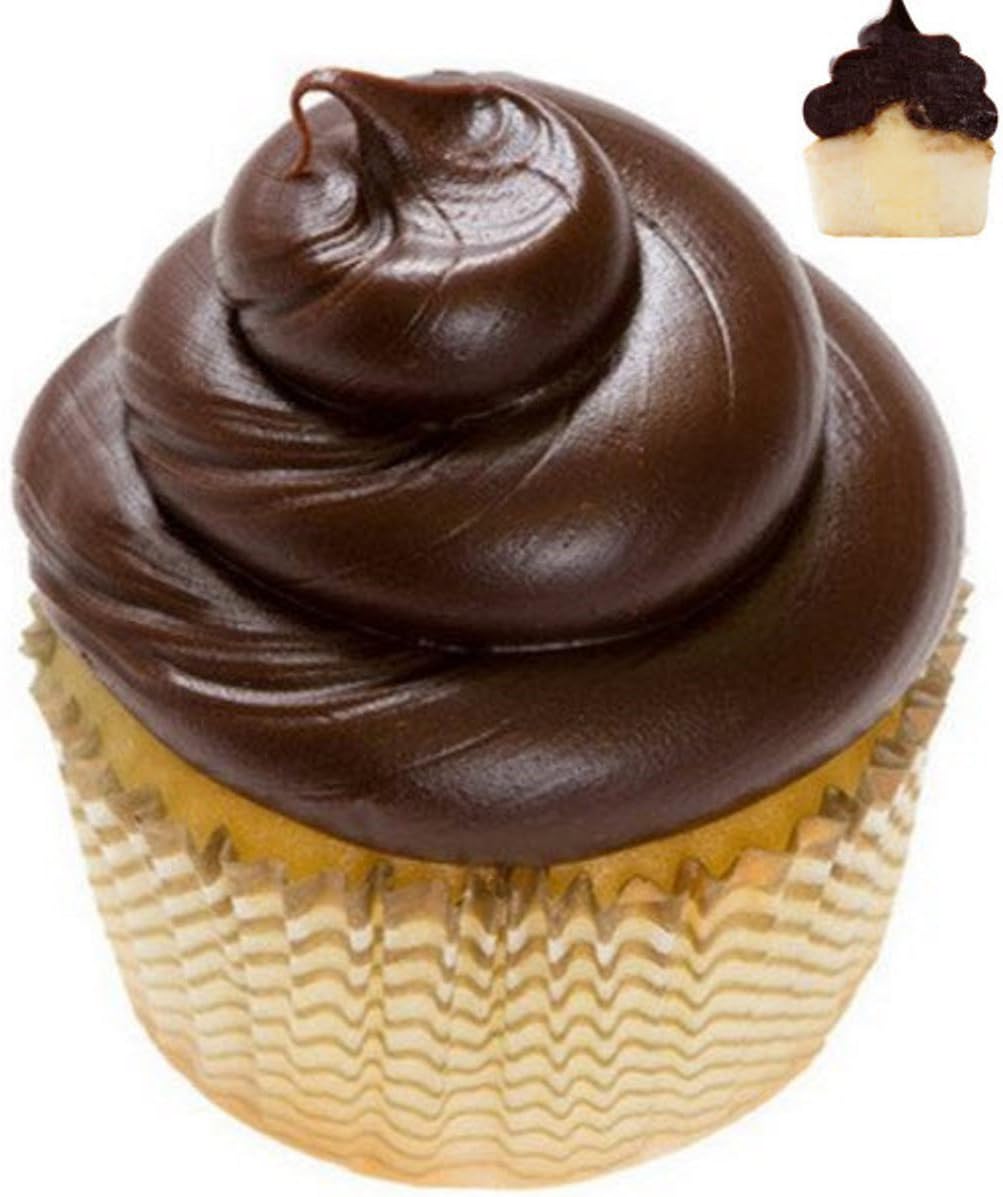 Boston Cream Cupcakes - Dessert - Bavarian Creme Filling - 12 Pack - Baked Fresh Day of Order