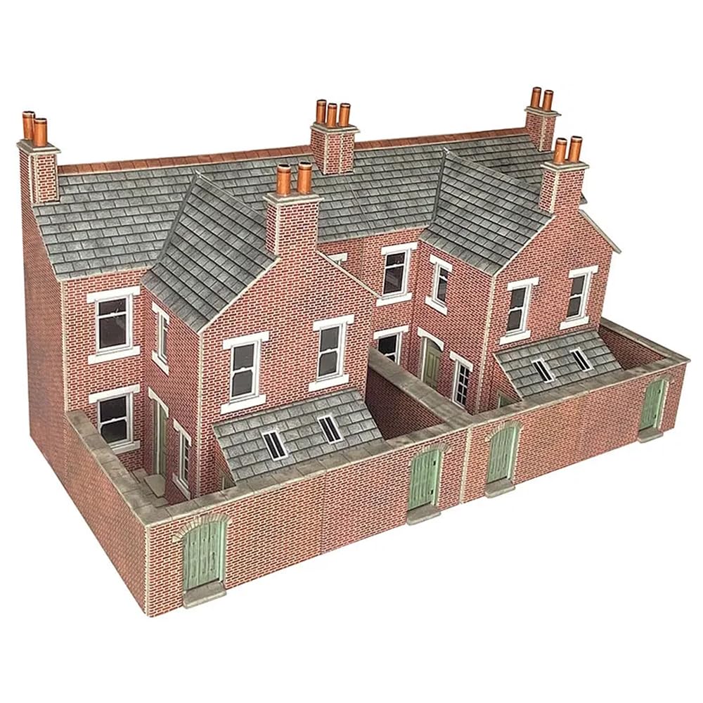 Metcalfe PO304 Low Relief Terraced House Backs OO Gauge