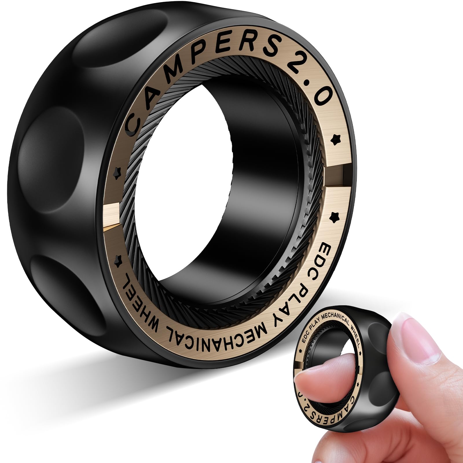 Upgrade Magnetic Fidget Ring Spinner for Stress Relief Fidget Toys
