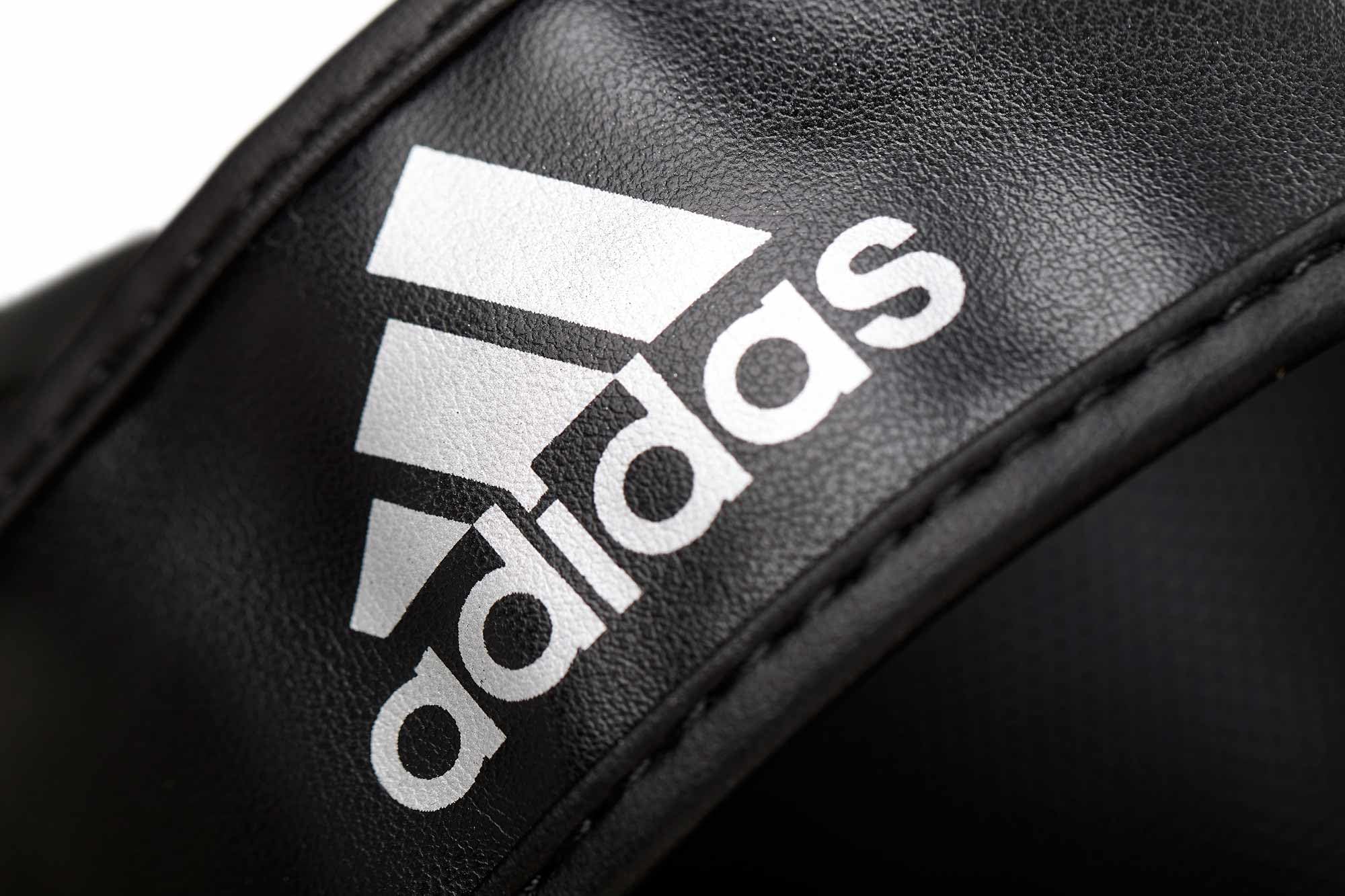 adidas Pro Comfort II Kickboxing Fußschutz Schienbeinschutz Kombi mit WAKO Label | Geeignet für Training und Wettkampf | Fußschützer für Körpergröße 150 - 190 cm