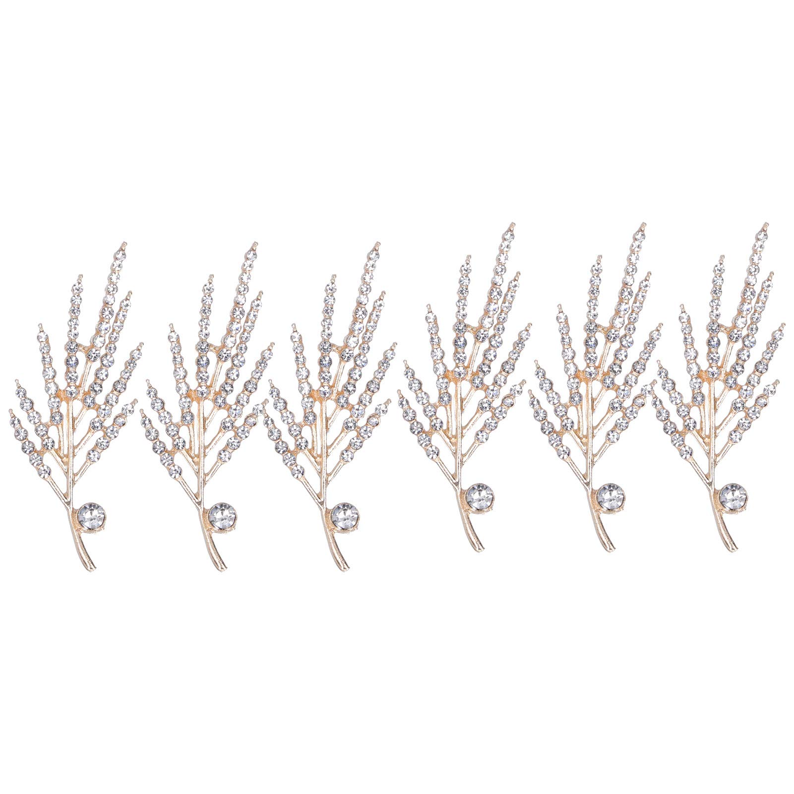 Clothes Decoration, Attractive Shiny Flower Brooch, for Women Friends(#4)