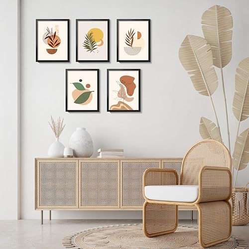 Miniatura 6 de LaVie Home Marco de fotos de 8.5 x 11 pulgadas para exhibición en pared, marco de fotos negro de 8.5 x 11 pulgadas con plexiglás HD, marco de