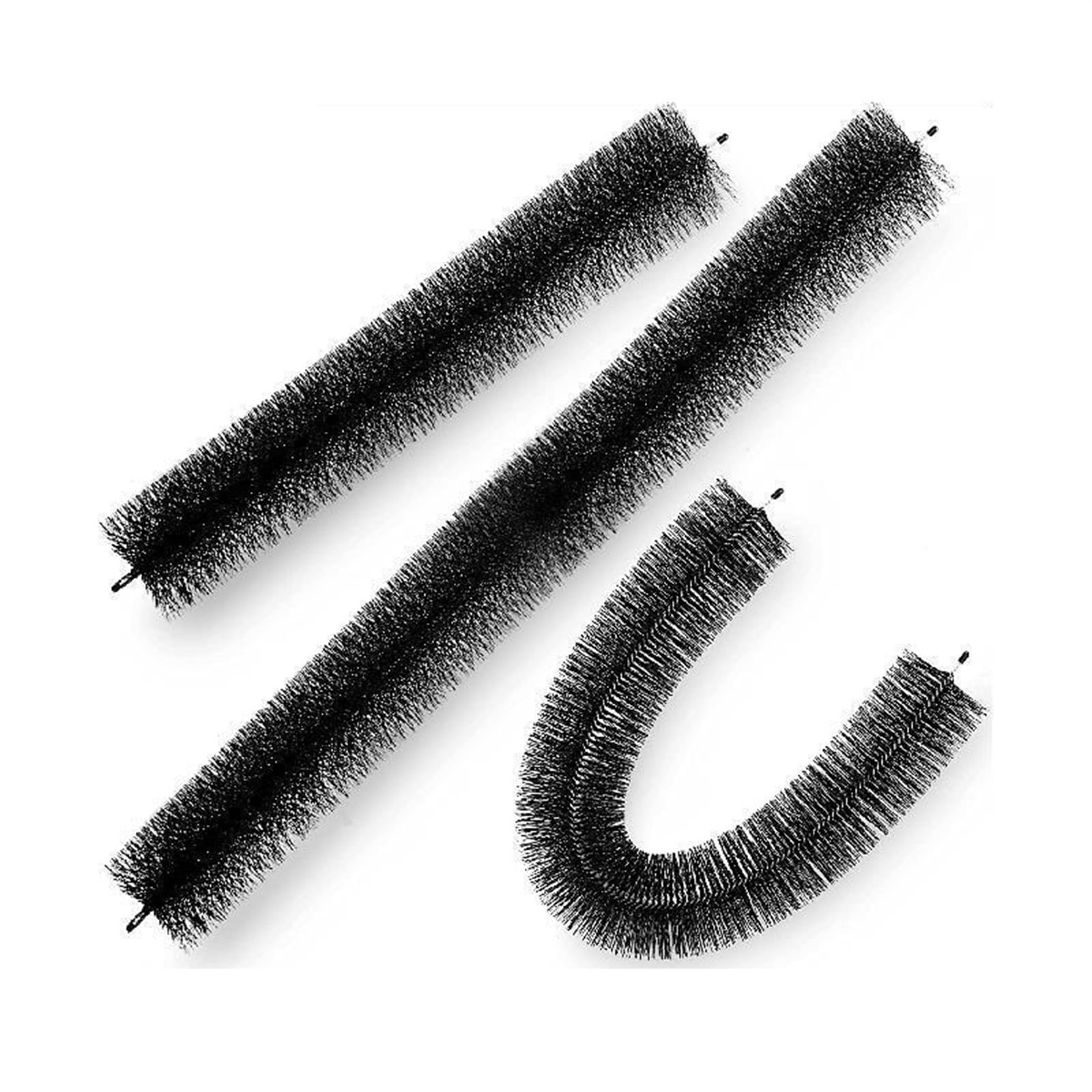 Gutter Guard Szczotka W Kształcie Walca Easy On Gutter Guard 5" Szczotka Rynnowa Z Włosiem Łatwa Do Czyszczenia Do Rynny Dachowej Na Zewnątrz(5 PCS)