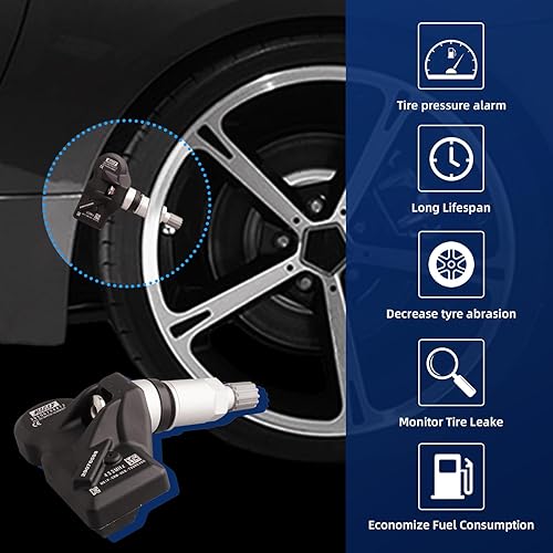 Vista 24 de Sensor de sistema de monitoreo de presión de neumáticos TPMS de 315 MHz, adaptación de reaprendizaje automático compatible con Mazda 2 3 5 6 MX-5
