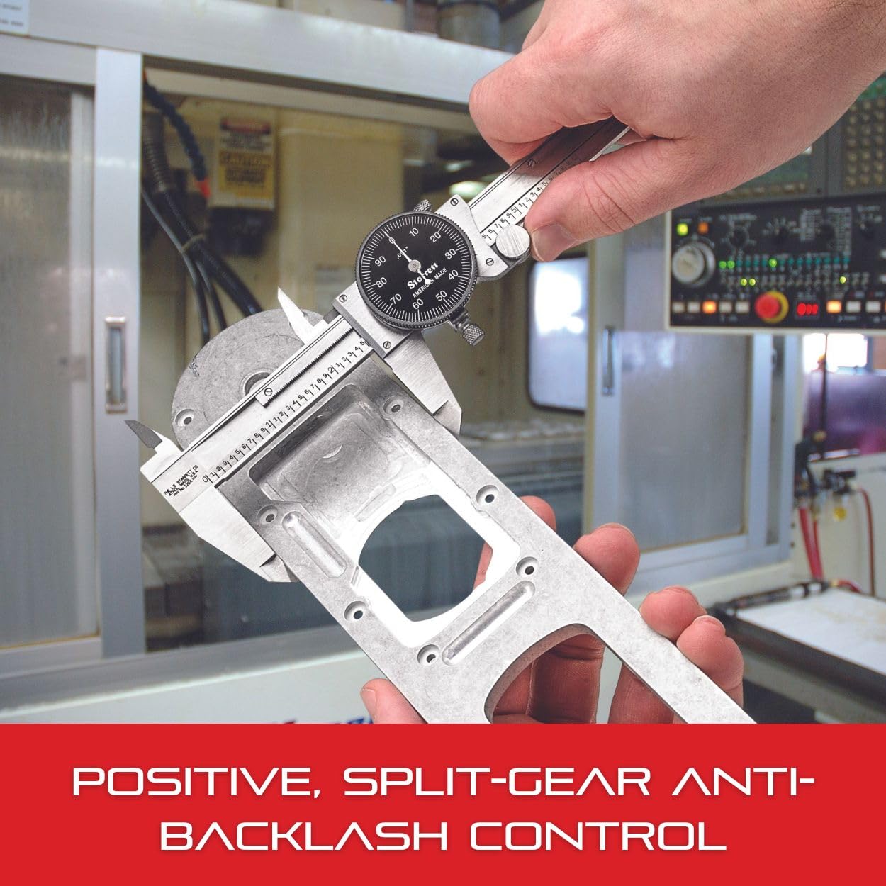 Starrett Dial Caliper - Precision Measurement, Durable Stainless Steel - Black Color Dial, 0-6 Inches Range, .001 Inches Graduations, 1-1/2 Inches Dial Diameter - B120A-6