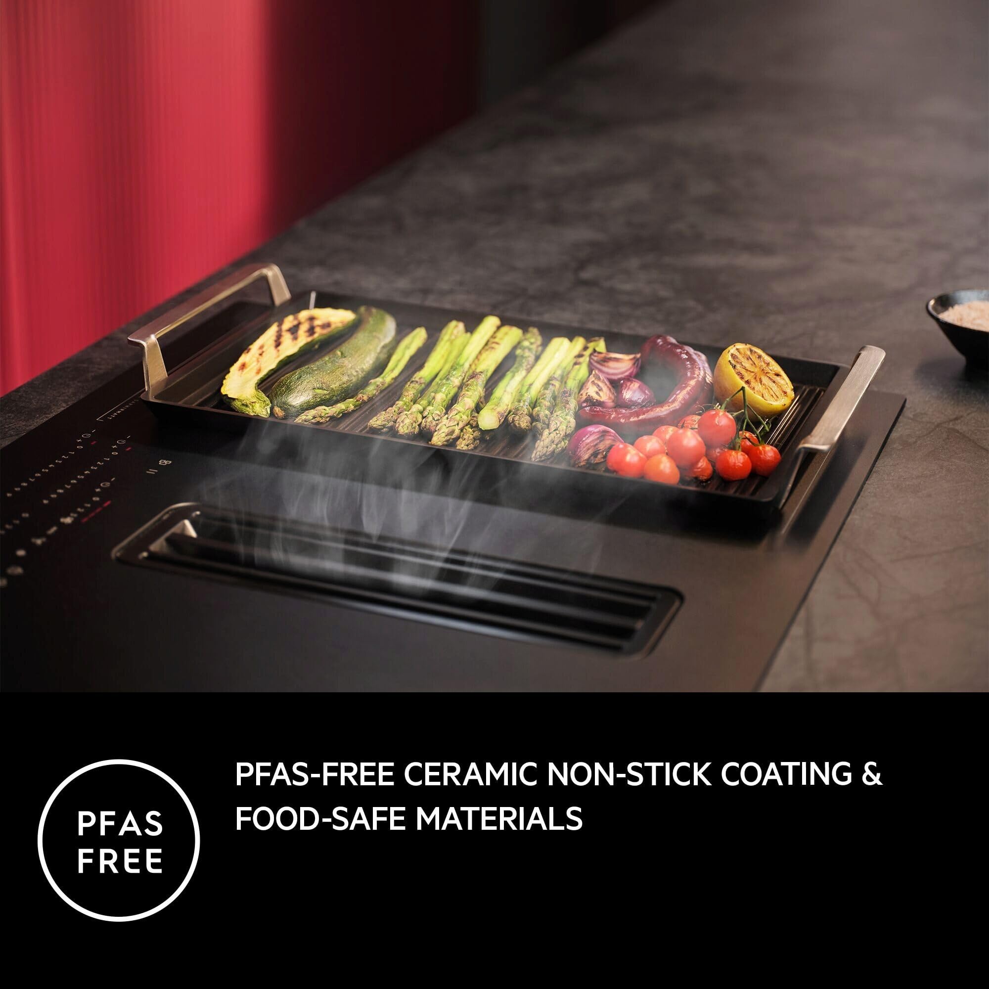 AEG Plancha Grill 2.0 Antihaft-Keramikbeschichtung Easy2Clean Indoor BBQ A9HHPG11