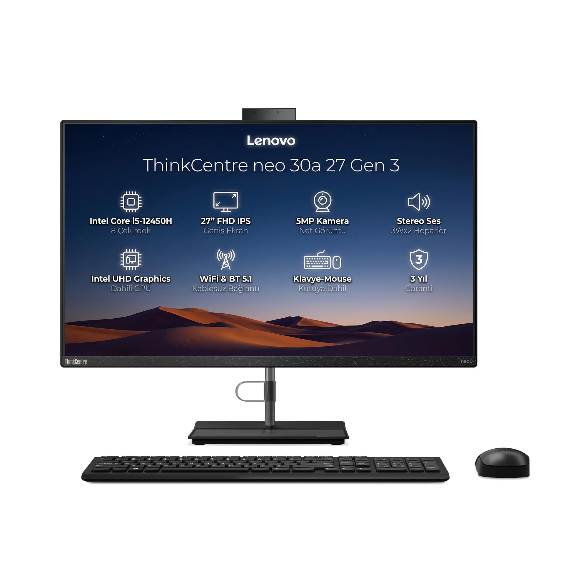 Lenovo ThinkCentre Neo 30A G3 Intel Core i5-12450H 40GB 512GB SSD