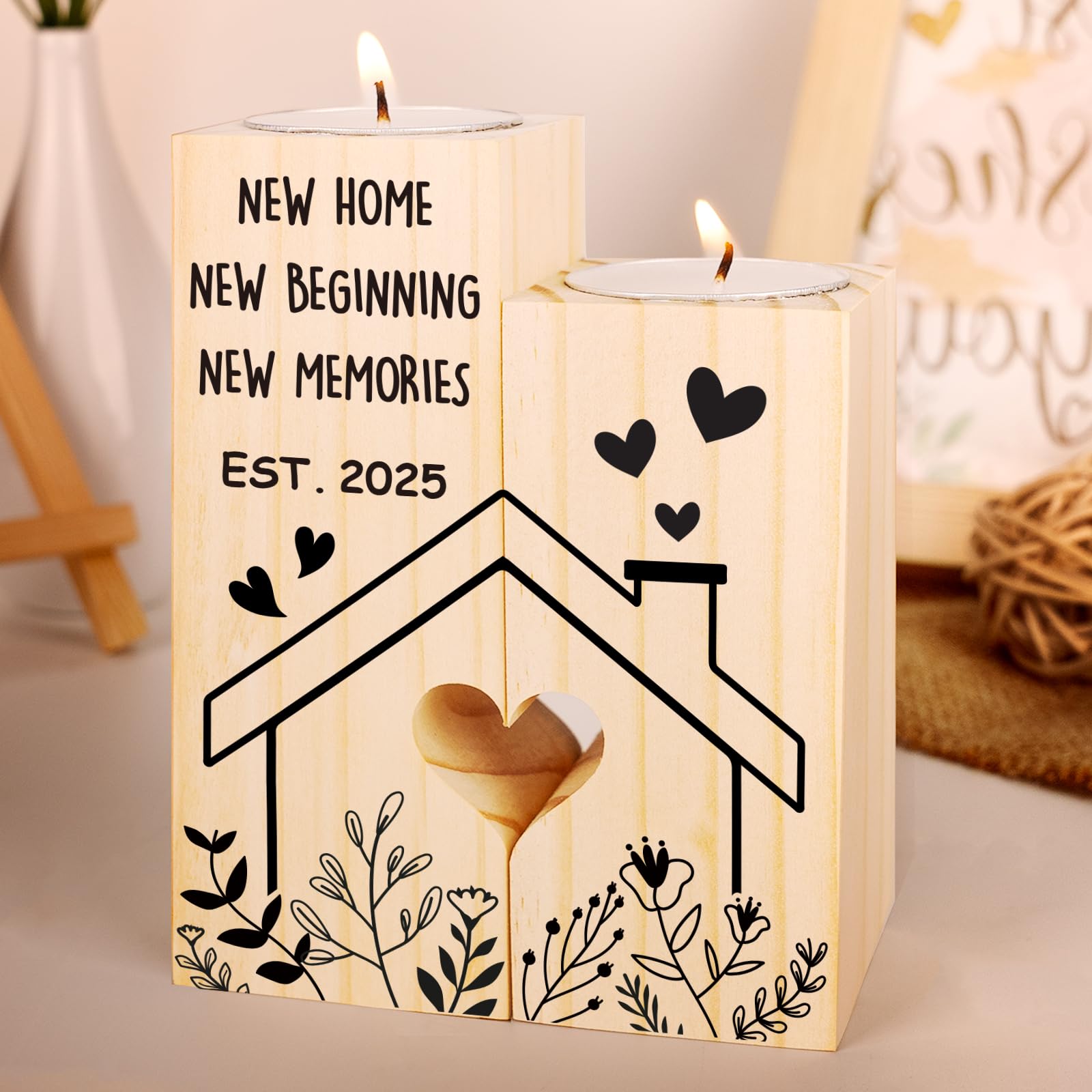 House Warming Gifts New Home, Housewarming Candlestick