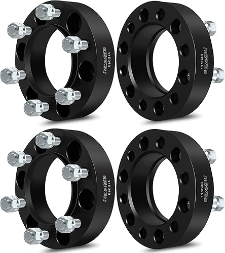 SCITOO 4 espaciadores de rueda de 1.5 pulgadas, centrados en el cubo de 6 x 5.5 a 6 x 5.5 pulgadas, para separadores de rueda Tundra para