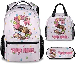 3PCS Girls Backpack, 17 Water Resistant School Bag Bhutan