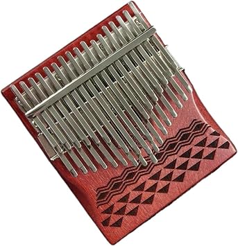 34 Keys C-Tuned Chromatic Kalimba Double Layer Solid Wood Thumb Piano with Accessories for Adults Beginners