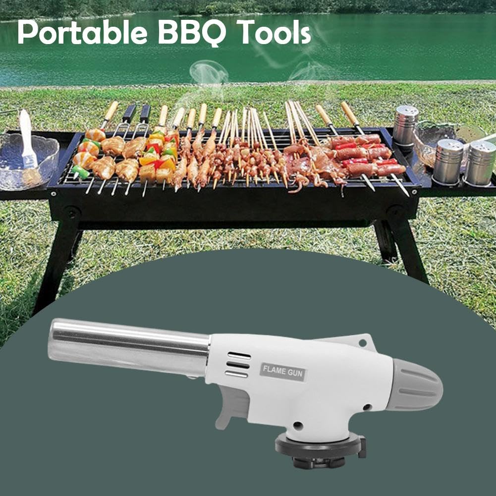 Yuecoom Chalumeau à Gaz de Cuisine Portable Professionnel en Laiton Torche Butane pour Barbecue Camping