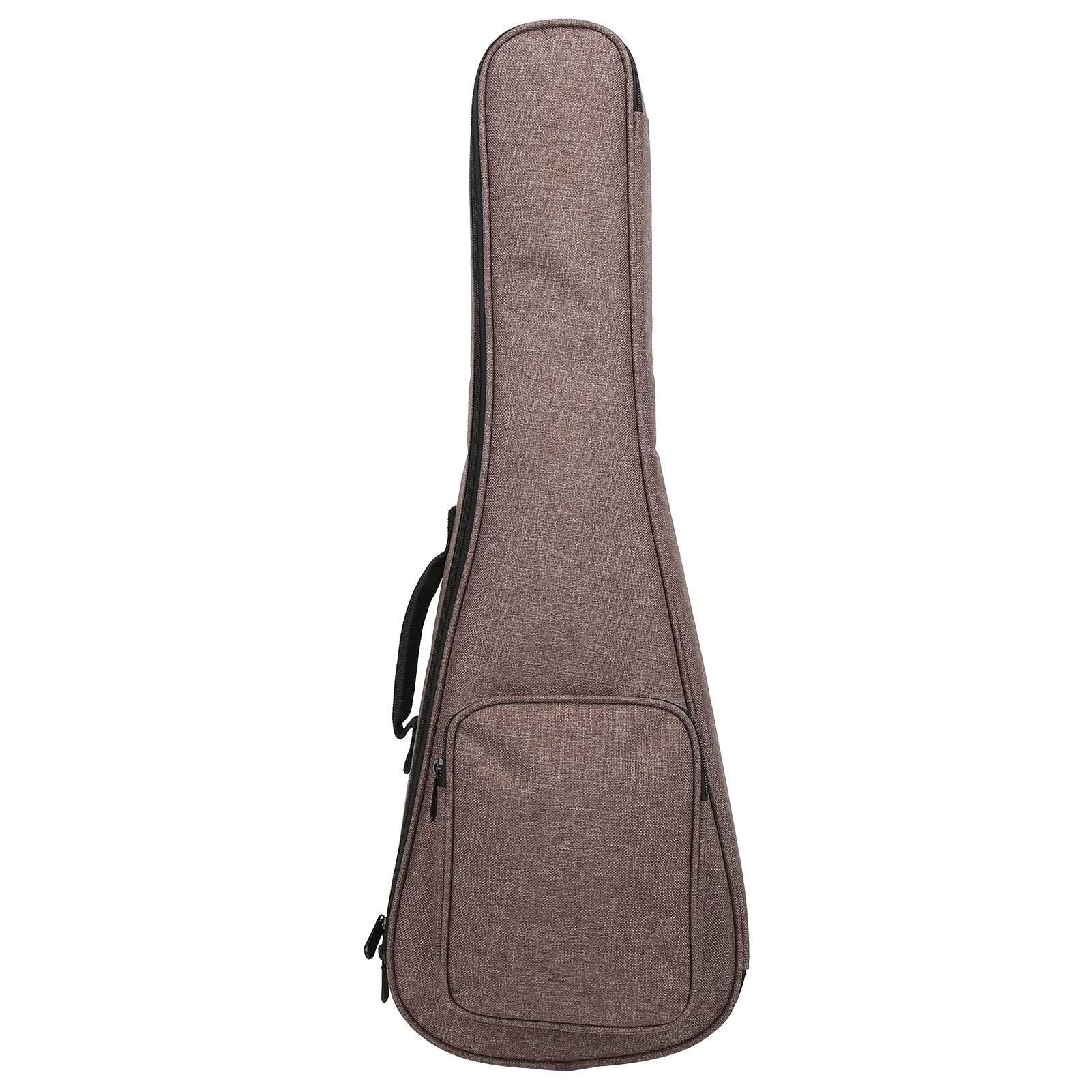 Dilwe Custodia per ukulele in nylon, con doppia cerniera, con schiuma spessa 10 mm, per ukulele soprano, concerto, tenore, adulti e principianti (66 cm)