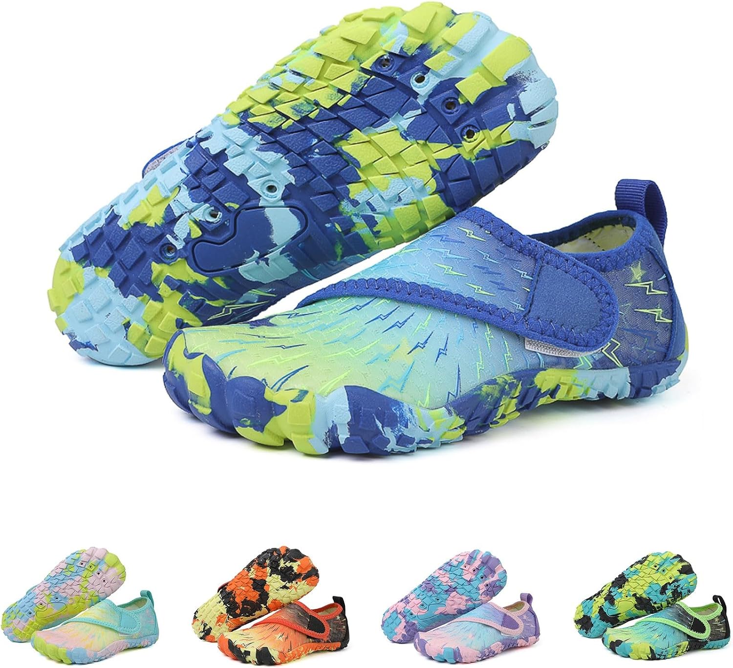 Kids Water Shoes Quick-Dry Barefoot Aqua Socks Athletic Swim Beach Sneaker | Kid Water Shoes Girls Boys Quick-Dry Non Slip Barefoot Aqua Socks Athletic Sneakers for Sport Swim Beach Pool Outdoor Indoor