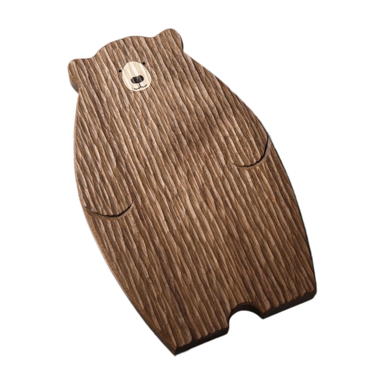 Vassoio Da Portata in Legno a Forma di Orsetto, Carino, Facile Da Pulire E Robusto, Ideale per Matrimoni, Feste di Compleanno, Papà Orso